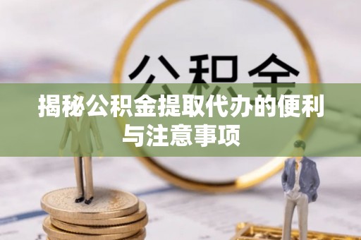 怀宁揭秘公积金提取代办的便利与注意事项